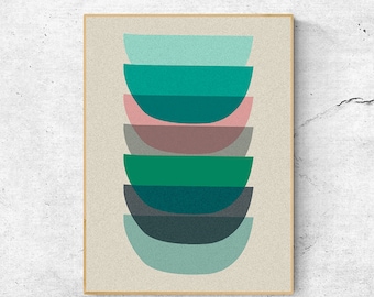 Wall art prints, Geometric print, Scandinavian modern art, Scandinavian print, Digital download art, Geometric wall art, Abstract art print