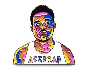 Chance Acid Rapper - Enamel Pin - Hip-hop Rap