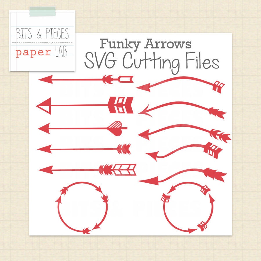 Download SVG Cutting Files: Funky Arrows SVG Vinyl SVG