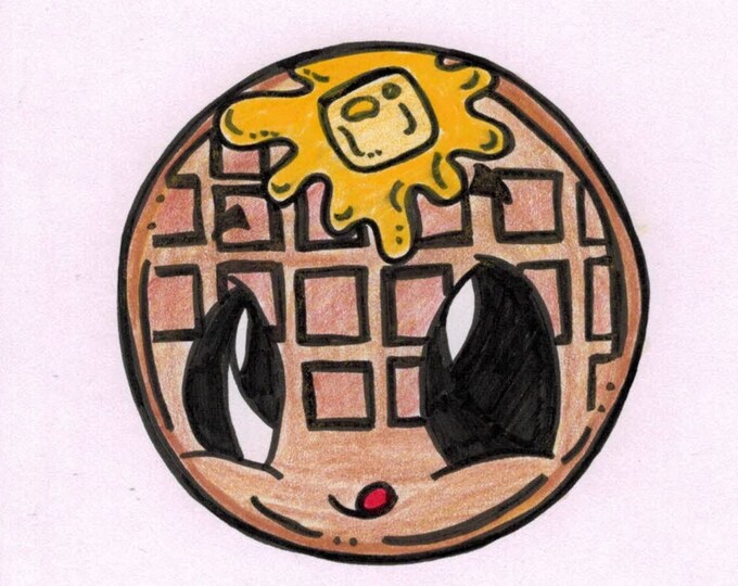Waffle Cartoon