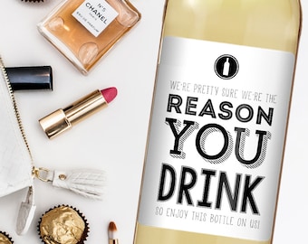 Boss Appreciation Gift - Boss Gift - Custom Wine Label - Boss Gift - Friend Gift - Funny Gift - Funny Wine Label