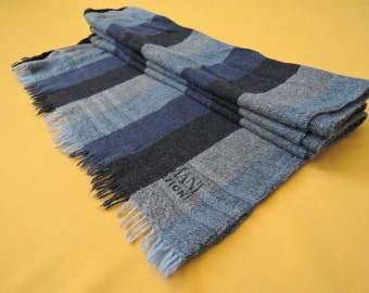 Daks Scarf London Pure Cotton Plaid Check Pattern Beige