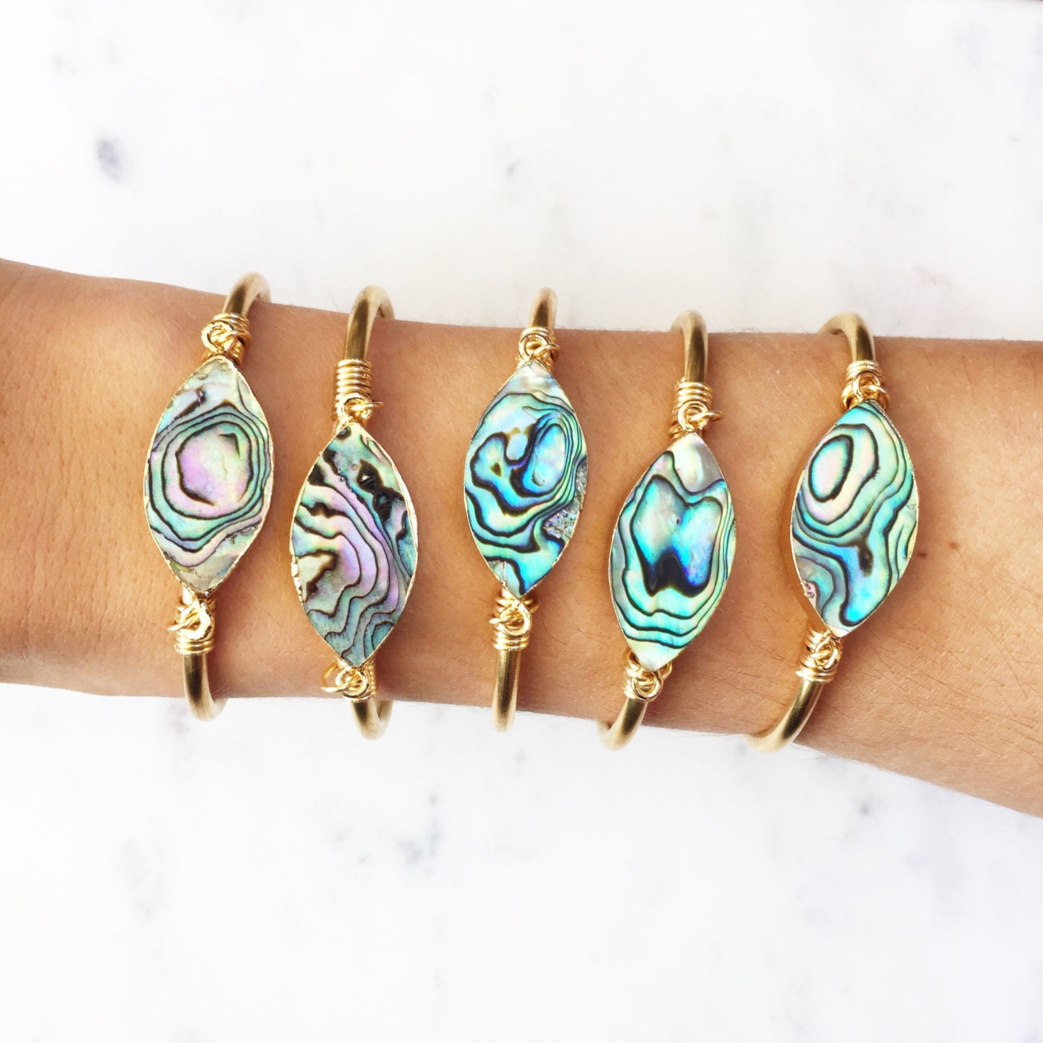 The Abalone, Abalone Bracelet,  Abalone Cuff, Shell Bracelet, Mermaid Bracelet