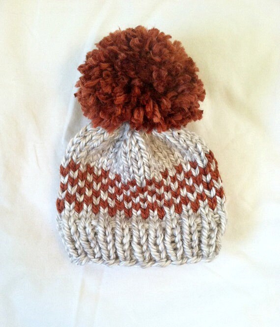 toddler pom hat pom pom hat  toque  pom toddler adult child winter hat  Infant  baby