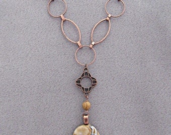 Peanut Jasper Pendant Necklace/Gift for Her