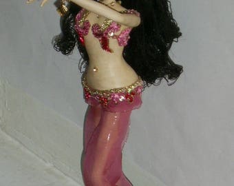 OOAK Art doll "Eastern Dancer" of porcelaine clay, unique doll, Author Interior Doll handmade