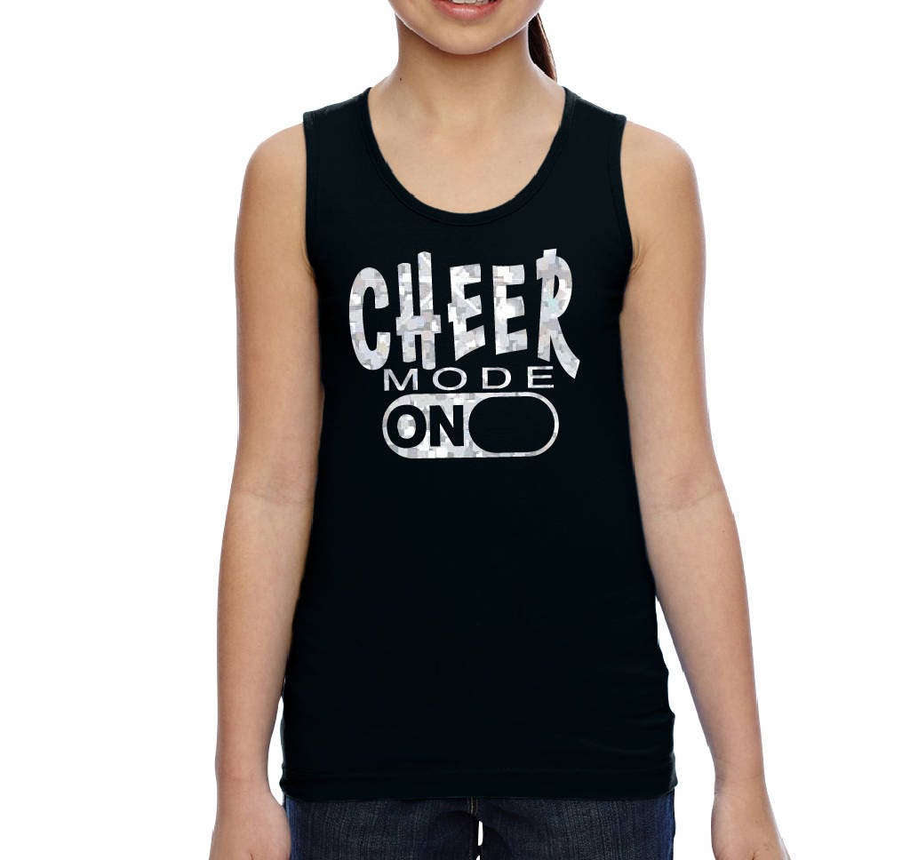 Cheer Gear Custom Cheer Apparel Cheer Mode Tank Black Tank