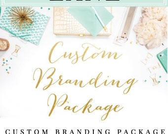 Custom Branding Package - Custom logo, Etsy banner and avatar, Business card, custom listing, reserved listing - Custom to fit your business