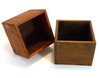 Handmade wooden centerpiece box. Made from reclaimed wood.
