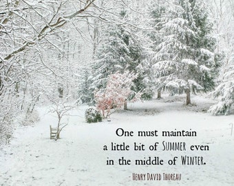 Winter quote | Etsy