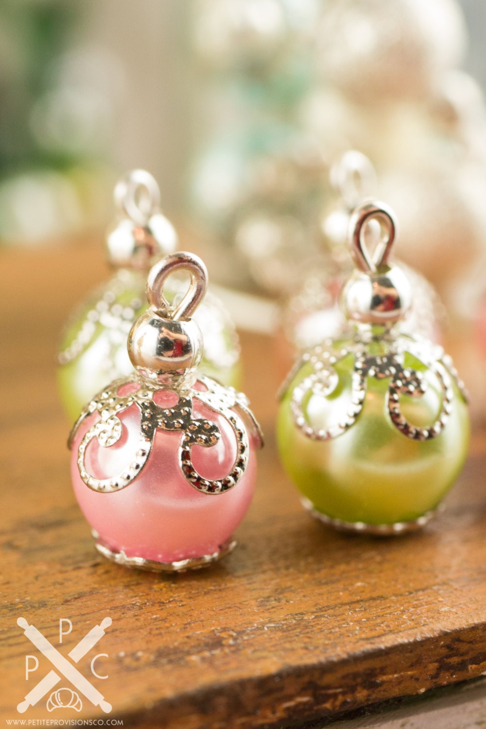 pretty pastel christmas ornaments set of 6 1 12 dollhouse pretty pastel christmas ornaments set of 6 1 12 dollhouse