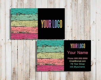 Custom Business Cards Personalized Business Cards Digital LuLa Wood Business Cards Black LLR