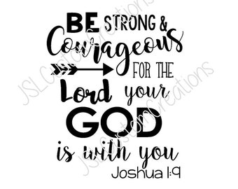 Joshua 1 9 | Etsy