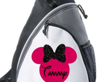 Minnie or Mickey Personalized bag, Minnie Backpack, Disney Trip Kids backpack, Family Vacation Minnie Bag