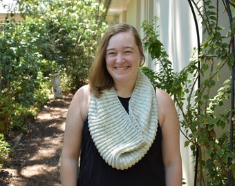Marble Cowl // Gray Infinity Scarf // Gray Loop Scarf // Winter Accessories // Gifts for Her // Handmade Gifts // Bridesmaid Gift //