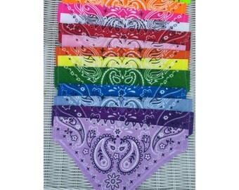 Classic Dog Bandanas, Pet Bandana, Dog Scarf, Cat Bandana, Pet Collar, Dog Clothing