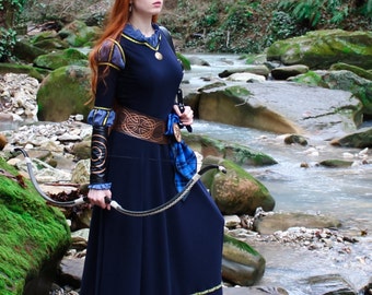 Merida cosplay dress; Scottish Princess Costume; Merida Dress; Brave; Cosplay Costume; Brave Inspired; Celtic dress