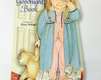 My Goodnight Book. Little Golden Book. LGB. Eloise Wilkin. hardback children's book. Golden Sturdy Shape book.