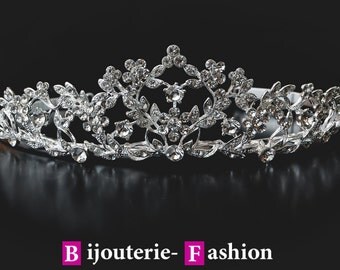 Delight,Tiara, Crystal Crown,Bridal Tiara,Swarovski Crystal,Wedding tiara,Crown,Czech stones,accessory,royal diadem