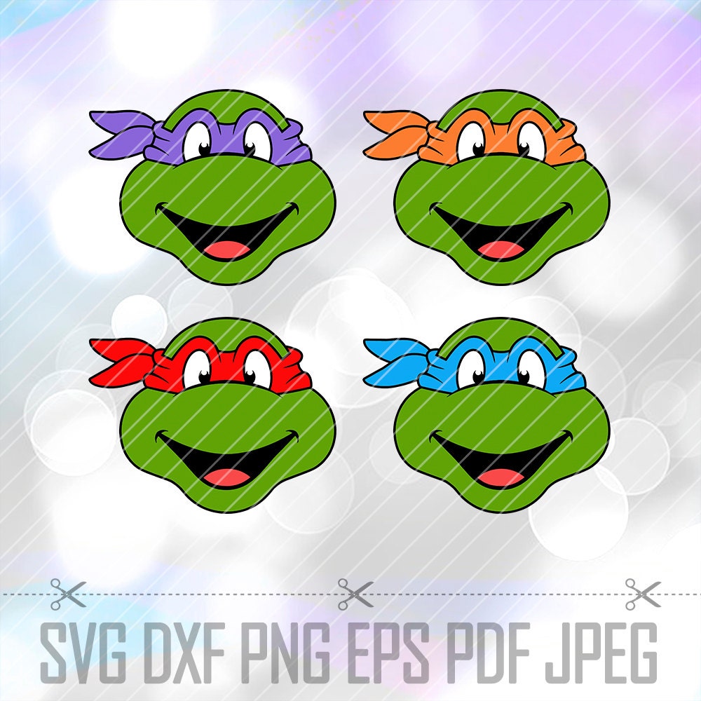 Teenage Mutant Ninja Turtles SVG DXF Png Eps Vector Cut Files