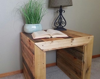 waterfall end table