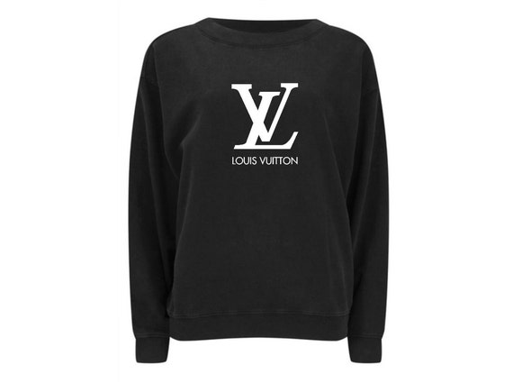 Louis Vuitton Unisex Printed Sweater Black | SEMA Data Co-op