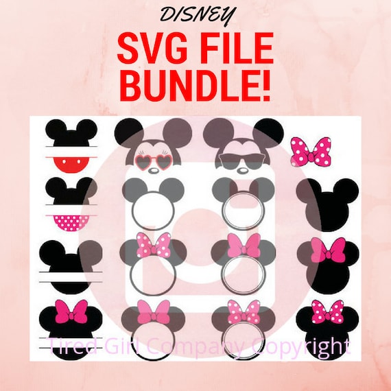 Download custom svg disney characters mickey and minnie svg file cute