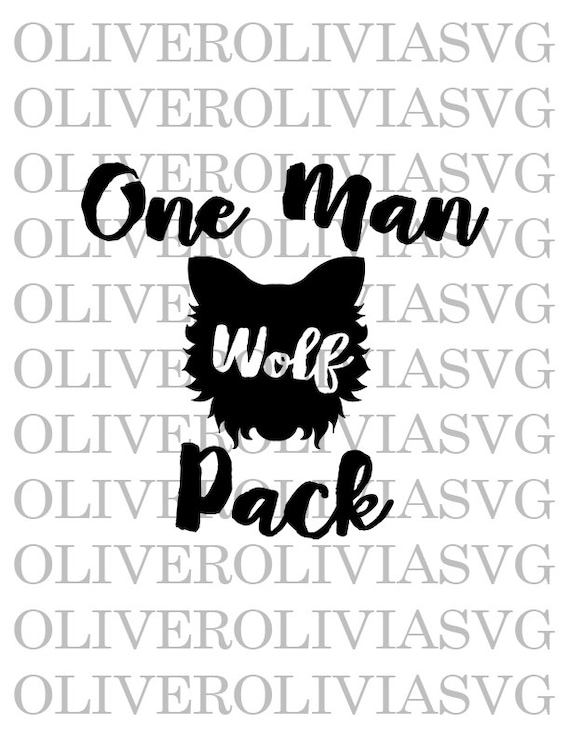Download One Man Wolf Pack Svg Cutting File Wolf Animal Svg Wolf
