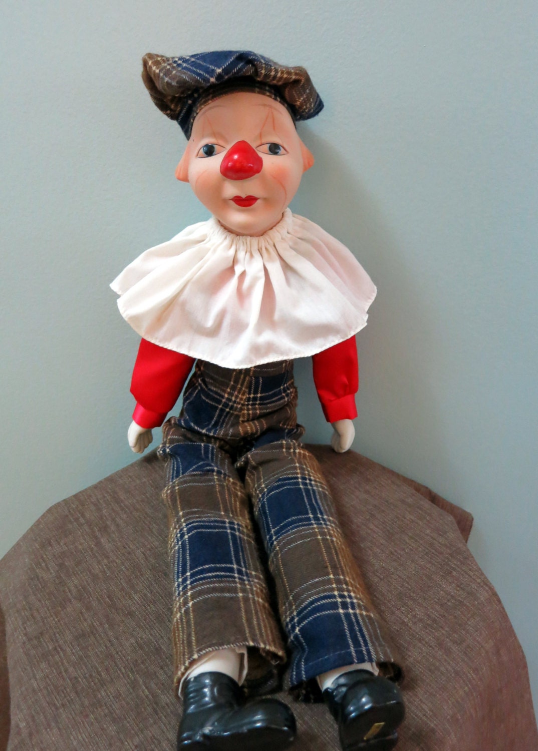 vintage porcelain clown