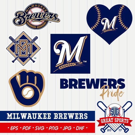 Milwaukee Brewers SVG Milwaukee Baseball Clipart Milwaukee