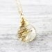 Brown Gemstone Necklace, Gold Pendant Necklace, Wire Wrap Necklace, Simple Modern Necklace, Light Brown Necklace, Rutilated Quartz Necklace