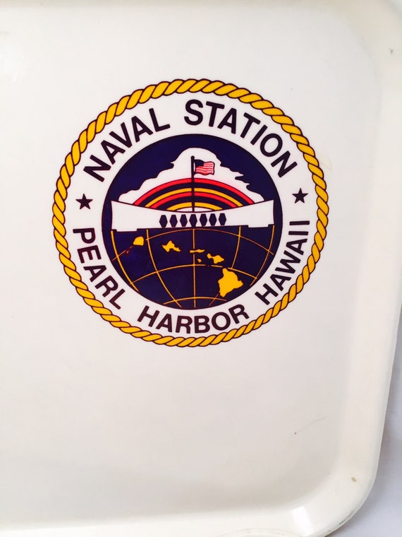 U.S. Military Mess Hall Tray Naval Station Pearl Harbor