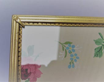 Art Deco Style 8 x 10 Decorative Antiqued Brass Picture frame
