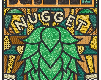 Troegs Independent Brewing Company 2017 Nugget Nectar Beer Poster