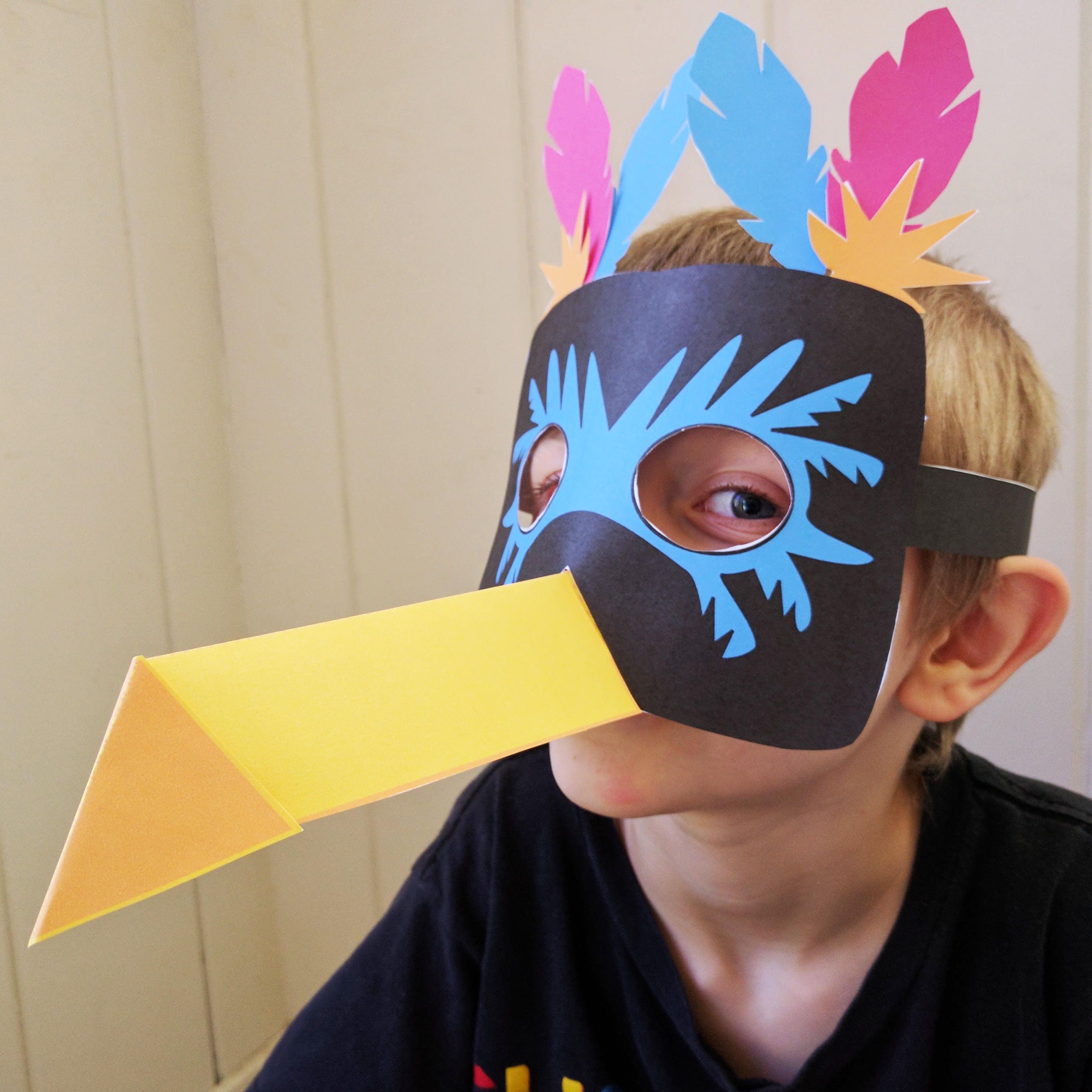 Printable Toucan Mask for Kids