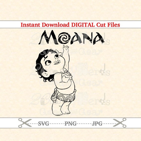 Make Your Own Moana Baby with Name Life Circle PNG SVG JPG
