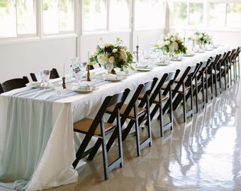 Romantic Chiffon Table Runner