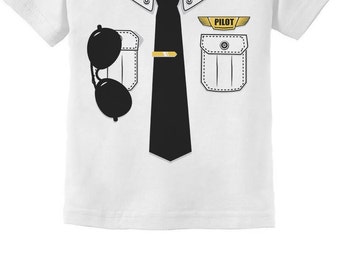 Pilot Halloween Costume Youth Short Sleeve T-Shirt