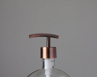 Half Moon Glass Soap Dispenser