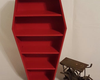 Coffin Shelves / Craft show display/ Display shelves/ collectible display shelf/ gothic display shelves/ jewelry display/ crafter shelves