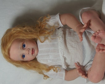 Goldilocks Reborn Baby Doll Silicone Vinyl Soft body Toddler Doll 26 inch