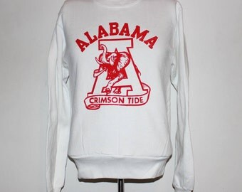 Vintage Alabama Crimson Tide NCAA Crewneck Sweatshirt S