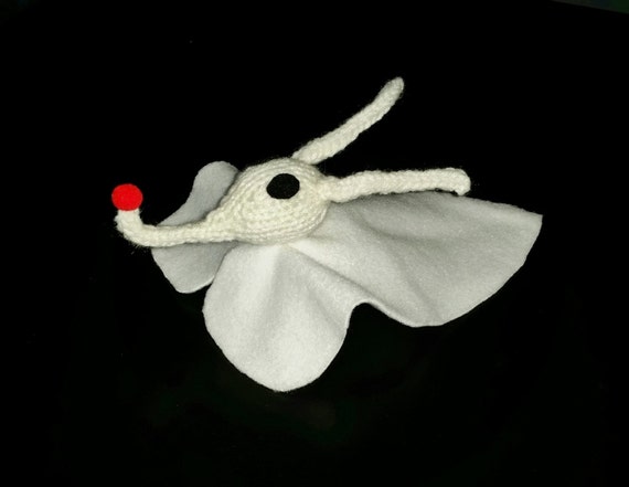 ZERO the Dog Knit Doll Zero the Ghost Dog Knit Zero