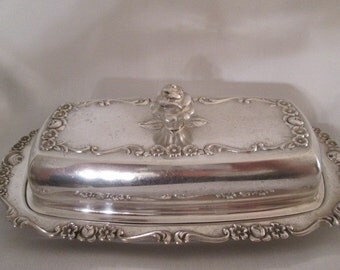 hammered copper butter dish