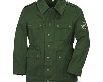 Vintage New Unissued Hungarian communist military field jacket army coat parka shell soviet era