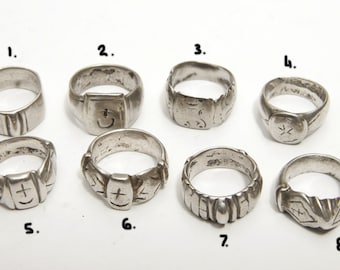 An interesting collection of Berber rings, price for each