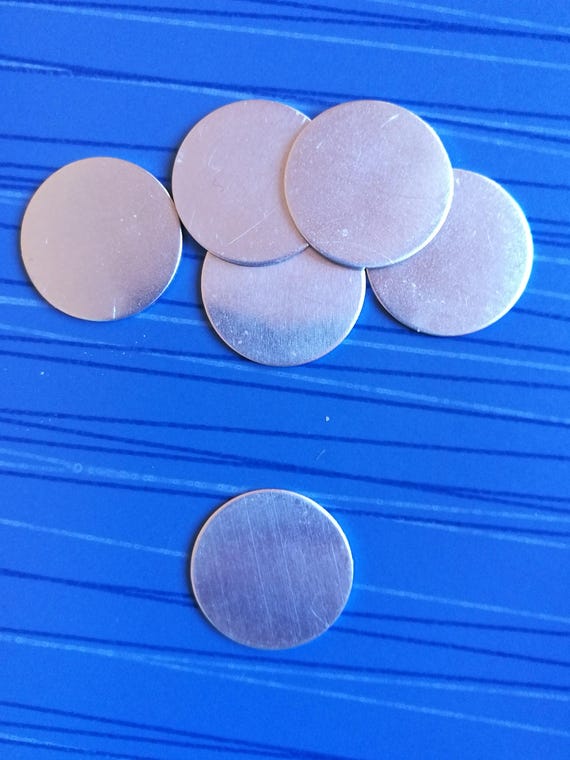 Silver metal stamping blanks wholesale Aluminum disc blanks