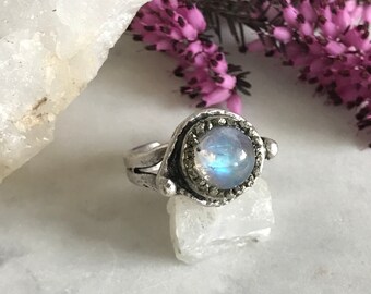 Boho wedding ring | Etsy