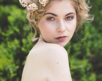 Romantic hairpins Flower hairpins Hairpins from dried flowers Wedding floral accessories