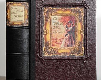 1937 ~ GONE WITH The WIND ~ Margaret Mitchell, Restored & Rebound in Leather
